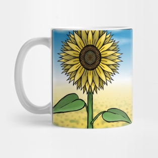 Sunflowers for Ukraine Mug